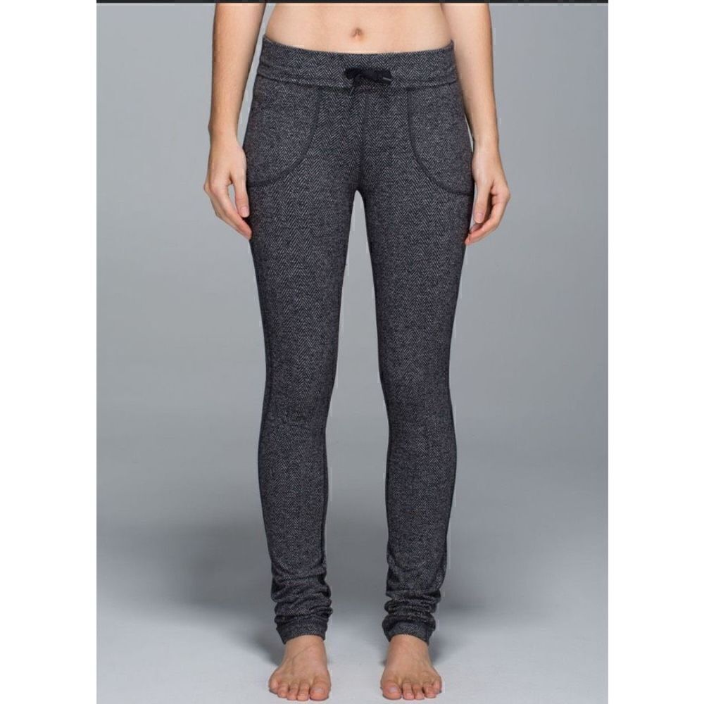 Lululemon Skinny Will Pant Grey  herringbone Size 4 style W5G82S